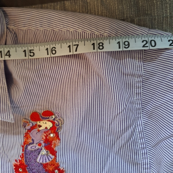 Vintage Red Hat Society By Tia Designs Ruby Elite Long Sleeve Shirt Sz XL - Picture 10 of 10